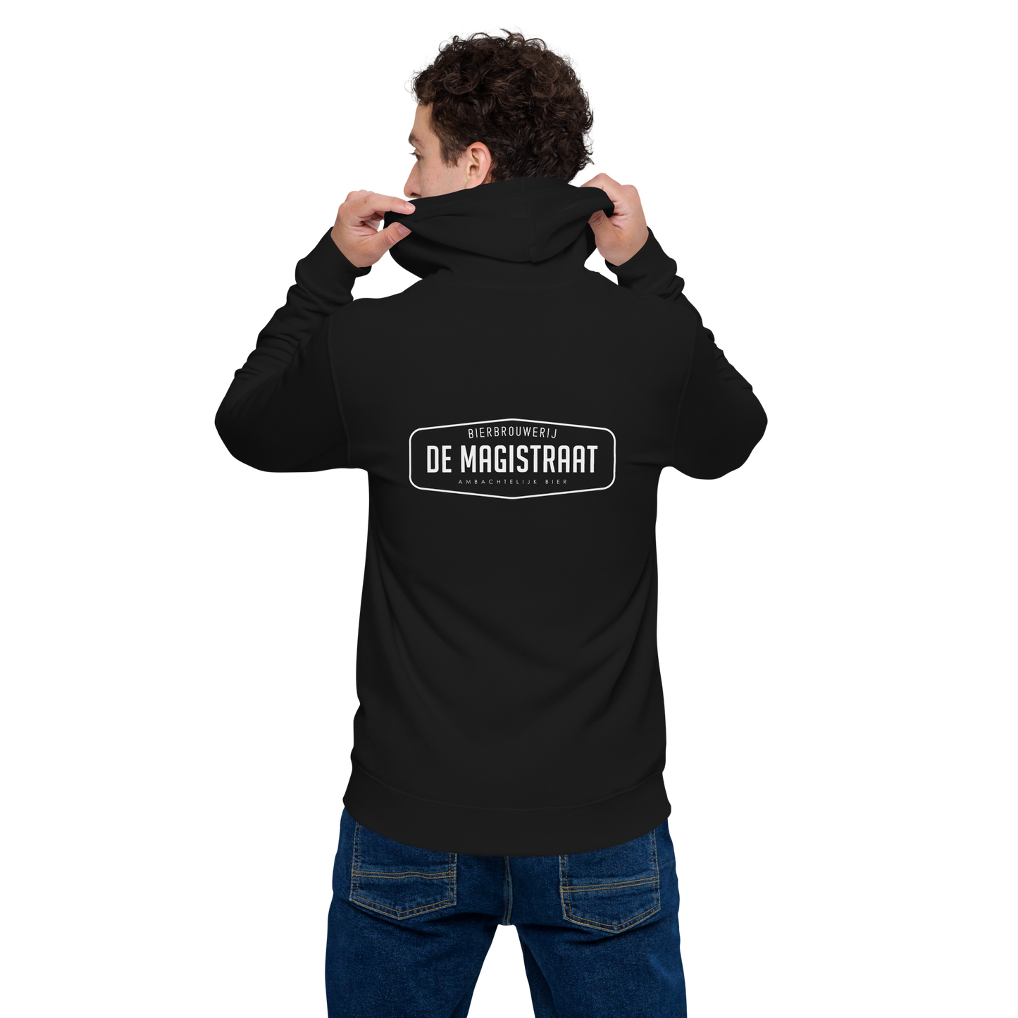 Unisex basic zip De Magistraat hoodie