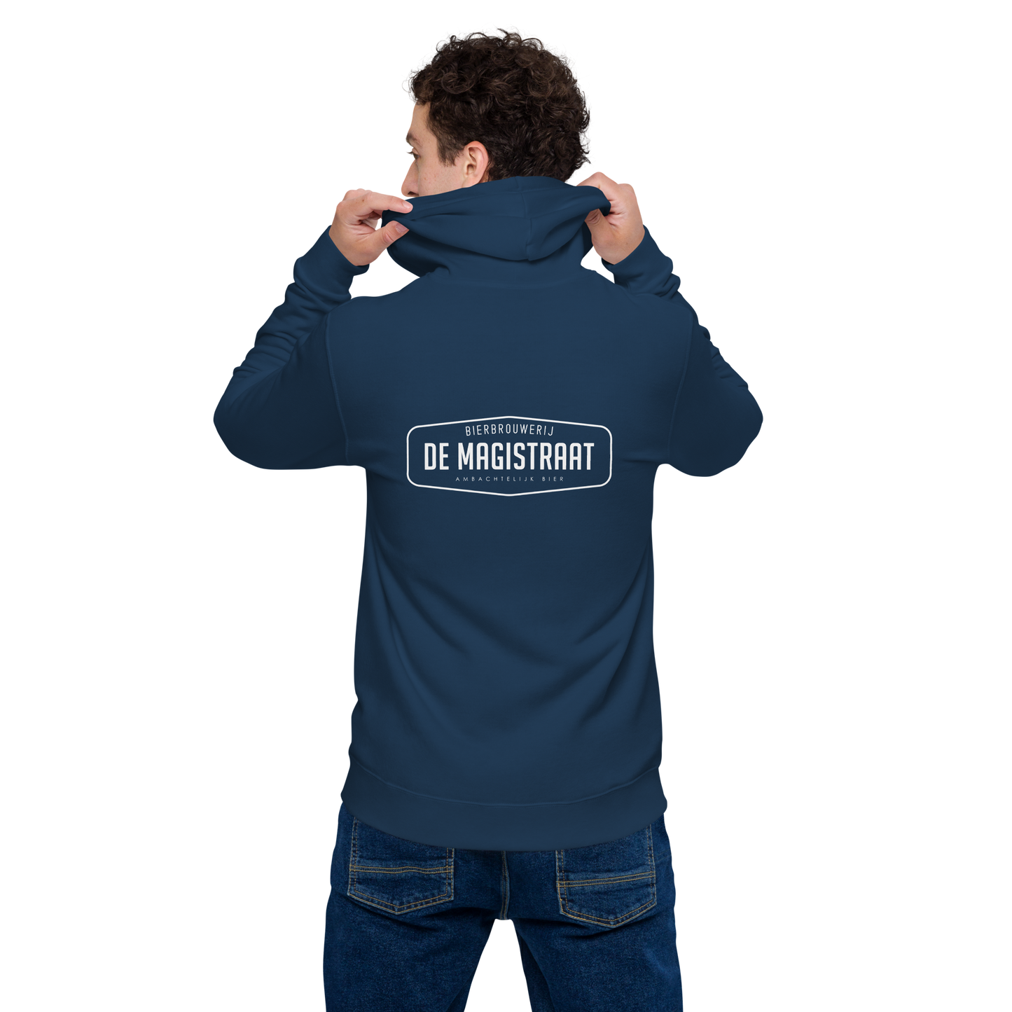 Unisex basic zip De Magistraat hoodie