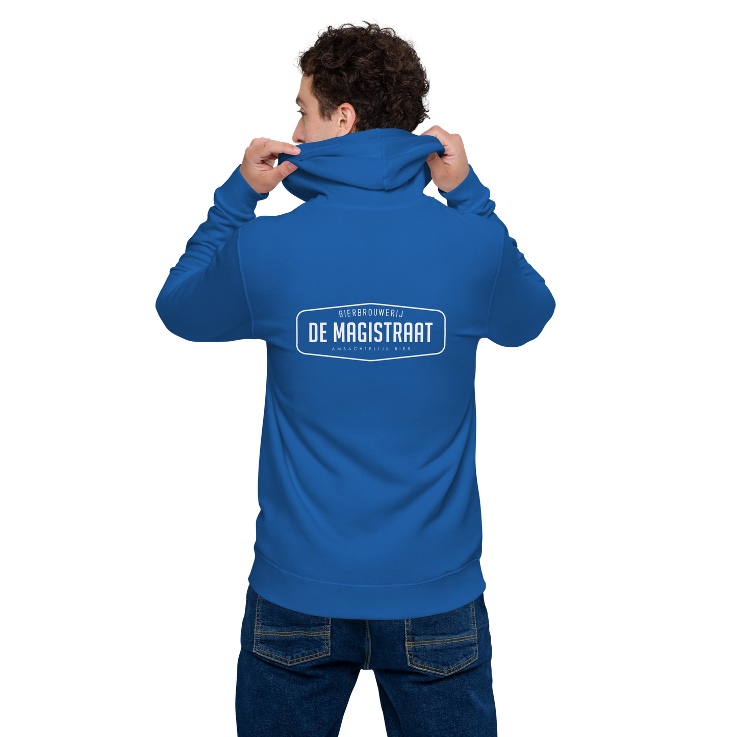 Unisex basic zip De Magistraat hoodie