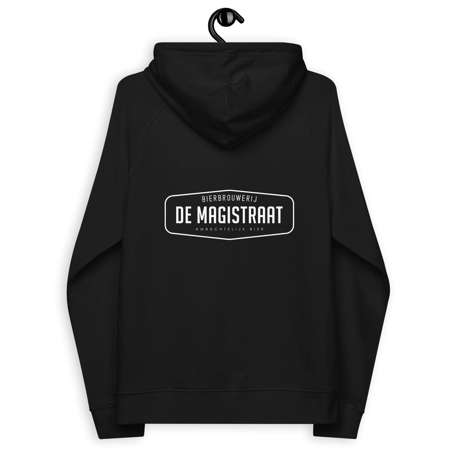 De Magistraat Uniseks eco hoodie met raglanmouwen