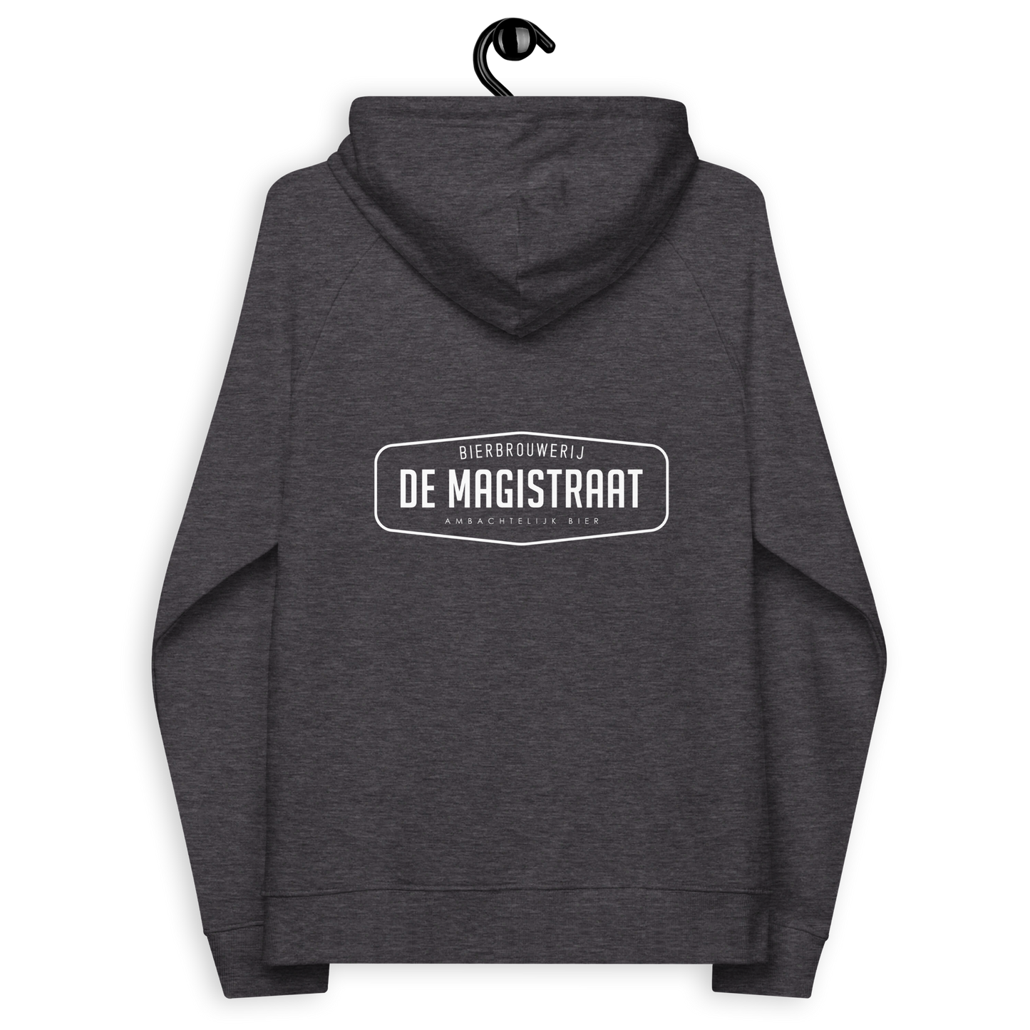 De Magistraat Uniseks eco hoodie met raglanmouwen