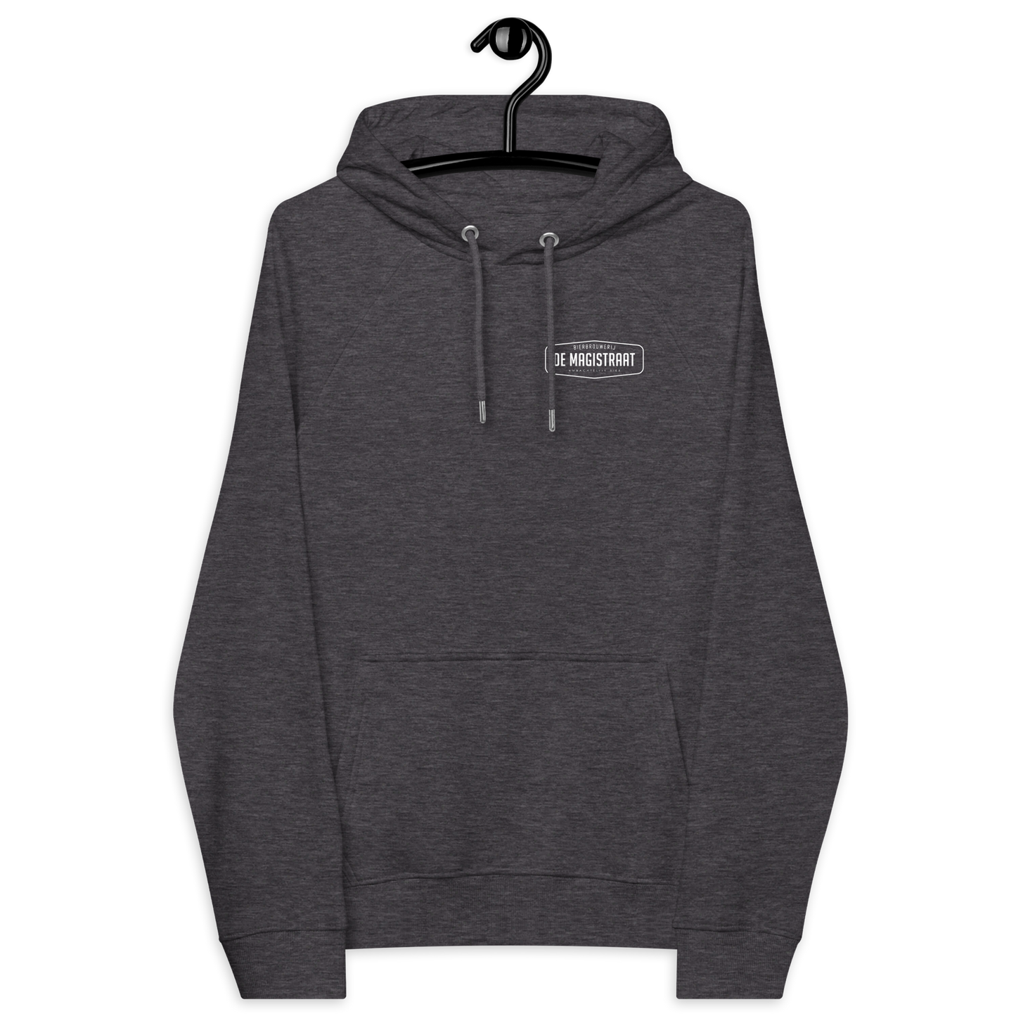 De Magistraat Uniseks eco hoodie met raglanmouwen