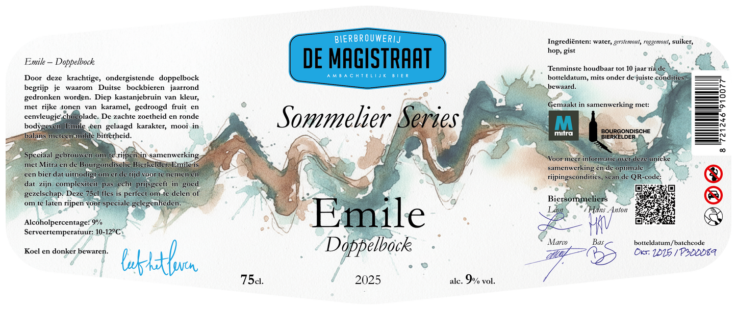Sommelier Series #2 - Emile (let op: alléén afhalen!)